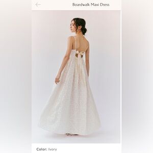 Free People The Boardwalk Maxi Dress #91301366 in Ivory. Size XS